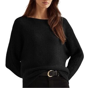 Ralph Lauren Black Label Dolman sleeve Boatneck Sweater
